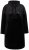 Ulla Popken 834550 Rochie cu mânecă lungă și glugă Neagră - Rochii din molton - 