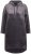 Ulla Popken 834550 Rochie cu mânecă lungă și glugă Antracit - Rochii din molton - 