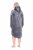 Ulla Popken 834550 Rochie cu mânecă lungă și glugă Antracit - Rochii din molton - 