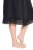 Ulla Popken 834837 Halat kimono cu dantelă Neagră - Halate - 