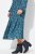 Ulla Popken 835713 Rochie cu flori Bleumarin - Rochii maxi - Rochii maxi marimi mari