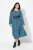 Ulla Popken 835713 Rochie cu flori Bleumarin - Rochii maxi - Rochii maxi marimi mari