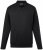 Men+ 274 Tricou polo cu mânecă lungă bellyfit Neagră - Tricouri polo - Tricouri Polo Bărbați Mărimi Mari