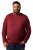 Men+ 313 Tricou cu mânecă lungă bellyfit Maro cupru - Tricouri - Tricouri Bărbați Mărimi Mari