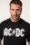 JP1880 AC/DC Classic Logo Band T-Shirt Black - Tricouri - Tricouri Bărbați Mărimi Mari