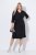 Ulla Popken 836514 Rochie midi cu mânecă 3/4 Neagră - Rochii midi - Rochii midi la marimi mari