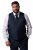 Men+ 710 Florenz Vestă de costum Bleumarin - Costume - Costume Bărbați mărimi mari