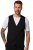 JP1880 New York Flexnamic Vestă din jerseu Neagră - Costume - Costume Bărbați mărimi mari