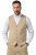 JP1880 New York Flexnamic Vestă din jerseu Bej - Costume - Costume Bărbați mărimi mari