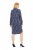 Ulla Popken 837069 Rochie cu flori Bleumarin - Rochii midi - Rochii midi la marimi mari