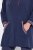 Ulla Popken 837190 Poncho de casă cu glugă Mov închis - Pijamale/Haine de casă - 