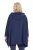 Ulla Popken 837190 Poncho de casă cu glugă Mov închis - Pijamale/Haine de casă - 