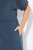 Ulla Popken 837403 Rochie din jerseu cu mânecă scurtă Bleumarin - Rochii din jerseu - 
