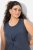 Ulla Popken 837874 Rochie din jerseu fără mâneci Bleumarin - Rochii din jerseu - 