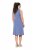 Ulla Popken 837874 Rochie din jerseu fără mâneci Albastru - Rochii din jerseu - 