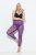 Ulla Popken 837935 Colanți fără talpă cu model Violet - Ciorapi & șosete - 