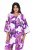 Ulla Popken 838105 Cardigan deschis cu legătură Violet - Cardigane - Cardigane pentru femei la marimi mari