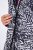 Ulla Popken 838435 Vestă lungă matlasată cu imprimeu Neagră - Veste - 