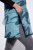 Ulla Popken 838435 Vestă lungă matlasată cu imprimeu Verde-gri - Veste - 