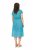 Ulla Popken 838483 Rochie cu imprimeu animal Turcoaz - Rochii de vară - Rochii de vară marimi mari