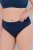 Ulla Popken 838637 Chiloți tanga set de 3 Bleumarin - Chiloți - 