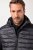 JAY-PI Lightly Quilted Jacket with a Hoodie Black - Geci - Geci Bărbați Mărimi Mari