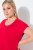 Ulla Popken 839896 Rochie din jerseu cu strasuri Roz - Rochii de seară - Rochii de seară marimi mari