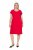 Ulla Popken 839896 Rochie din jerseu cu strasuri Roz - Rochii de seară - Rochii de seară marimi mari
