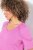 Ulla Popken 840115 Rochie din jerseu cu mânecă scurtă Roz - Rochii din jerseu - 