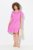 Ulla Popken 840115 Rochie din jerseu cu mânecă scurtă Roz - Rochii din jerseu - 