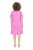 Ulla Popken 840115 Rochie din jerseu cu mânecă scurtă Roz - Rochii din jerseu - 
