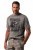 JP1880 Beer King Design Vintage Looking T-Shirt Gray - Tricouri - Tricouri Bărbați Mărimi Mari