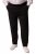Men+ 207 Bilbao Flexlastic Pantaloni chino din jerseu Neagră - Costume - Costume Bărbați mărimi mari