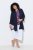 Ulla Popken 840210 Cardigan Bleumarin - Cardigane - Cardigane pentru femei la marimi mari