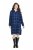 Ulla Popken 840929 Rochie în carouri Bleumarin - Rochii midi - Rochii midi la marimi mari