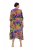 Ulla Popken 841034 Rochie imprimată cu mânecă 3/4 Bleumarin - Rochii maxi - Rochii maxi marimi mari