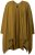 Ulla Popken 841117 Poncho tricotat oversize cu strasuri Verde măsliniu - Ponchouri și pelerine - 