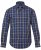 JP1880 Checked Shirt Long Sleeve Kent Collar Anthracite - Cămăși - Cămăși Bărbați Mărimi Mari