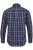 JP1880 Checked Shirt Long Sleeve Kent Collar Anthracite - Cămăși - Cămăși Bărbați Mărimi Mari