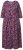 Ulla Popken 841219 Rochie maxi cu flori Mov închis - Rochii maxi - Rochii maxi marimi mari