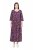 Ulla Popken 841219 Rochie maxi cu flori Mov închis - Rochii maxi - Rochii maxi marimi mari