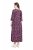Ulla Popken 841219 Rochie maxi cu flori Mov închis - Rochii maxi - Rochii maxi marimi mari
