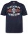 JP1880 T-Shirt Short Sleeve Chest Print Navy - Tricouri - Tricouri Bărbați Mărimi Mari