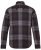 JP1880 Shirt Flannel Long Sleeve Dark Brown - Cămăși - Cămăși Bărbați Mărimi Mari