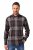 JP1880 Shirt Flannel Long Sleeve Dark Brown - Cămăși - Cămăși Bărbați Mărimi Mari