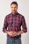 JP1880 Checked Shirt Long Sleeve Red - Cămăși - Cămăși Bărbați Mărimi Mari
