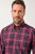 JP1880 Checked Shirt Long Sleeve Red - Cămăși - Cămăși Bărbați Mărimi Mari