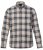 JP1880 Checked Flannel Shirt Long Sleeve Dark Dusty Pink - Cămăși - Cămăși Bărbați Mărimi Mari