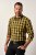 JP1880 Checked Shirt Long Sleeve Kent Collar Curry - Cămăși - Cămăși Bărbați Mărimi Mari