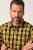 JP1880 Checked Shirt Long Sleeve Kent Collar Curry - Cămăși - Cămăși Bărbați Mărimi Mari